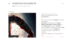 Desktop Screenshot of diariodeunarebelde.com